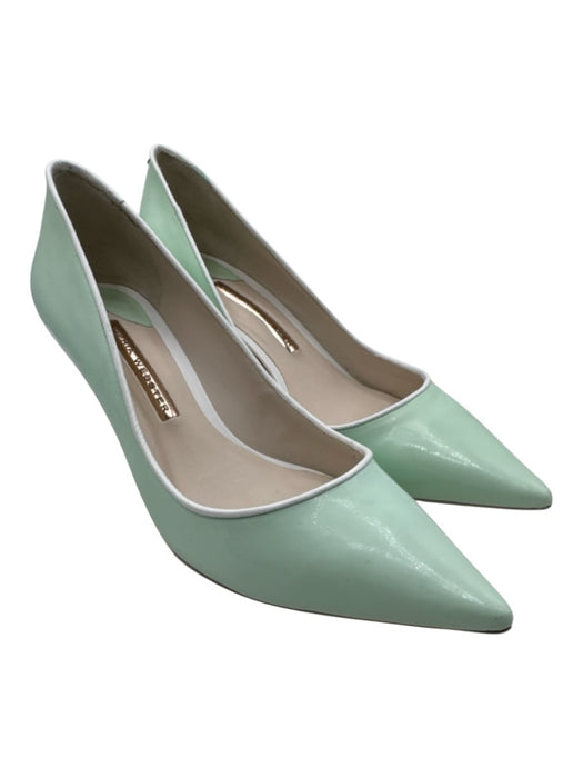 Sophia Webster Shoe Size 38 Mint Green Patent Leather Pointed Toe Pumps Mint Green / 38