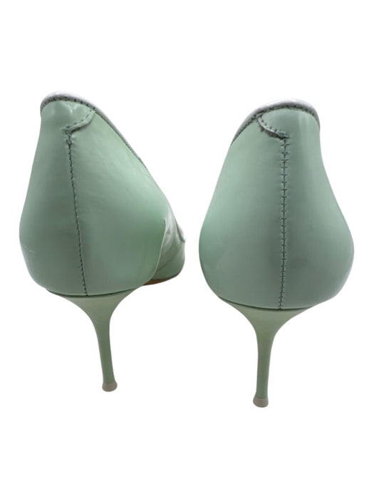 Sophia Webster Shoe Size 38 Mint Green Patent Leather Pointed Toe Pumps Mint Green / 38