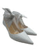 Alexandre Birman Shoe Size 38 White Leather Pointed Toe Ankle Tie Pumps White / 38