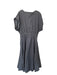 Free People Size XL Gray Cotton Short Sleeve Textured Maxi Dress Gray / XL