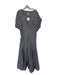Free People Size XL Gray Cotton Short Sleeve Textured Maxi Dress Gray / XL