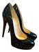Christian Louboutin Shoe Size 36.5 Black Patent Leather Platform Stiletto Pumps Black / 36.5