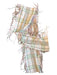 Burberry Pink & Brown Cashmere Fringe Nova Check scarf Pink & Brown / One Size
