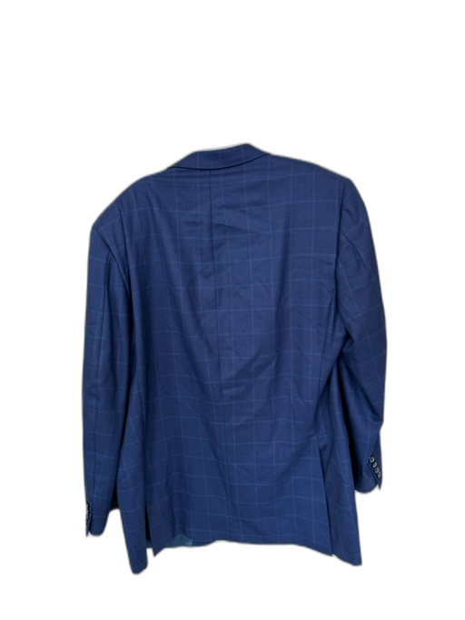 Burberry Navy Wool Grid Men's Blazer Navy / 44L