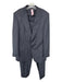 Yves Saint Laurent AS IS Navy Wool Pinstripe 2 Button Men's Suit Navy / Est XL