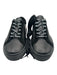 The Kooples Shoe Size 40 Like New Black Leather Low Top Laces Sneakers Black / 40