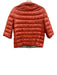 Herno Size 40 Orange Polyamide Quilted Snap Button Front 1/2 sleeve Jacket Orange / 40