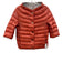 Herno Size 40 Orange Polyamide Quilted Snap Button Front 1/2 sleeve Jacket Orange / 40