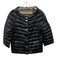 Herno Size 38 Taupe Gray Polyamide Quilted Snap Button Front 3/4 Sleeve Jacket Taupe Gray / 38