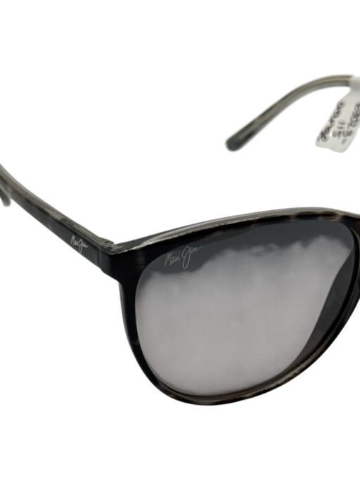 Maui Jim Gray & Black Acetate Tortoiseshell Wayfarer Gradient Lens Sunglasses Gray & Black