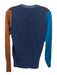 Partow Size XS Maroon & Multi Wool & Silk Color Block Long Sleeve Knit Top Maroon & Multi / XS