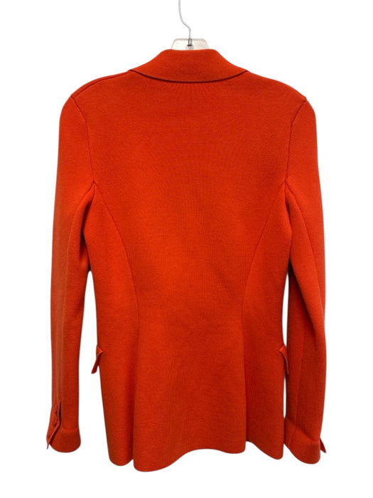 Altuzarra Size XS Orange Viscose Blend Blazer Long Sleeve 3 Buttons Jacket Orange / XS