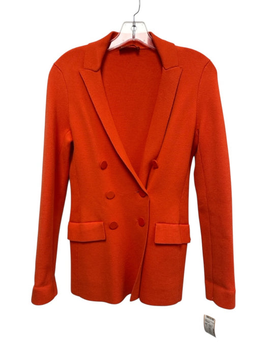 Altuzarra Size XS Orange Viscose Blend Blazer Long Sleeve 3 Buttons Jacket Orange / XS