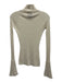 Sa Su Phi Size 38 White Cashmere & Silk Long Sleeve Ribbed high neck Top White / 38