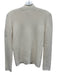 Amina Rubinacci Size 38 White Cashmere Long Sleeve High Neck Knit Sweater White / 38