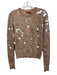 No 21 Size Est S Light Blush Wool Long Sleeve Sequin Sweater Light Blush / Est S