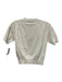 Altuzarra Size S White Viscose & Polyester Short Sleeve Side Buttons Top White / S