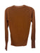 Partow Size XS Brown Wool & Silk Long Sleeve Knit Top Brown / XS
