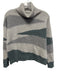 Amina Rubinacci Size 38 gray & green Cashmere Long Sleeve Turtle Neck Sweater gray & green / 38