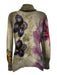 Avant Toi Size S Green & Multi Cashmere Long Sleeve Turtle Neck Floral Sweater Green & Multi / S