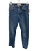 Jeanerica Size 26 Medium Wash Cotton Mid Rise Button Up Straight Jeans Medium Wash / 26