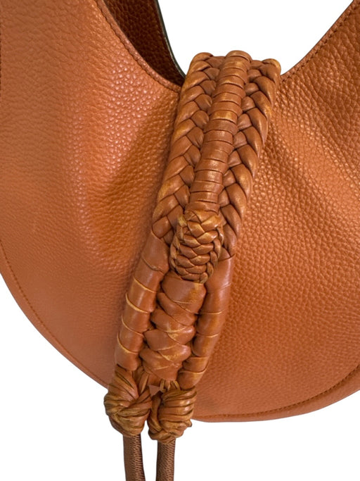 Altuzarra Brown Leather Shoulder Strap Magnetic Close Braided Strap Bag Brown / M