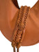 Altuzarra Brown Leather Shoulder Strap Magnetic Close Braided Strap Bag Brown / M