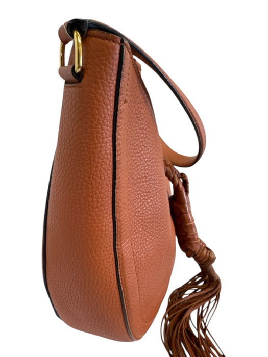 Altuzarra Brown Leather Shoulder Strap Magnetic Close Braided Strap Bag Brown / M
