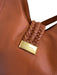 Altuzarra Brown Leather Shoulder Strap Magnetic Close Braided Strap Bag Brown / M