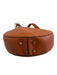 Altuzarra Brown Leather Shoulder Strap Magnetic Close Braided Strap Bag Brown / M