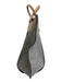 Graf Lantz Gray & Beige Wool & leather Crossbody & Hand Bag Magnetic Close Bag Gray & Beige / M/L