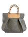 Graf Lantz Gray & Beige Wool & leather Crossbody & Hand Bag Magnetic Close Bag Gray & Beige / M/L