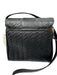 Kleinberg Sherrill Black Leather clasp closure Cross Body Strap Textured Bag Black / S