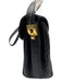 Kleinberg Sherrill Black Leather clasp closure Cross Body Strap Textured Bag Black / S