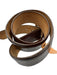 W. Kleinberg Brown Lizard Leather Square Buckle Textured Belts Brown / S