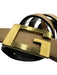 Gucci Beige Leather Gold hardware Logo Vintage Skinny Belts Beige / 30
