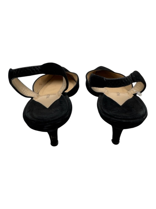 Paul Andrew Shoe Size 37 Black Leather Pointed Toe Slingback Sandals Black / 37