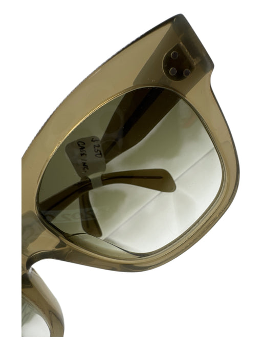 Celine Taupe Brown Acetate Solid Gradient Lens Square Lens Sunglasses Taupe Brown