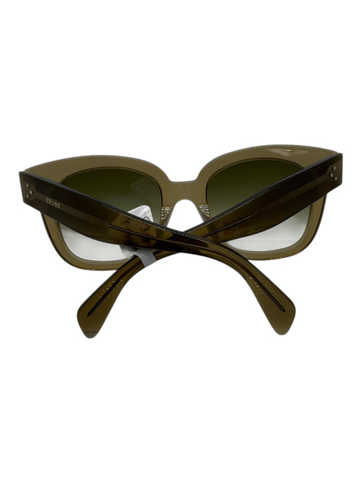 Celine Taupe Brown Acetate Solid Gradient Lens Square Lens Sunglasses Taupe Brown