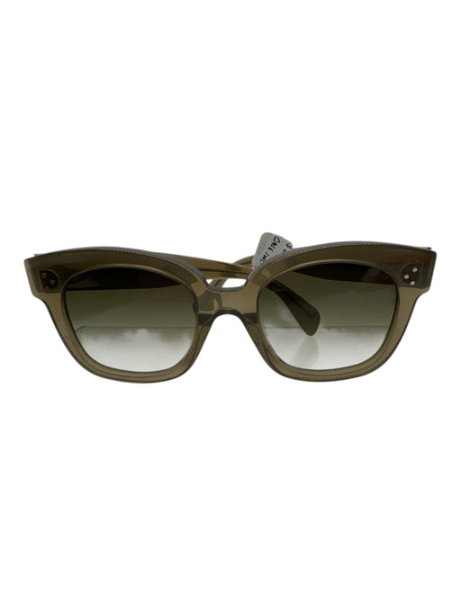Celine Taupe Brown Acetate Solid Gradient Lens Square Lens Sunglasses Taupe Brown