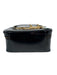Gucci Black Leather Rectangle Top Handle Bamboo Detail Vanity Bag Black / Small