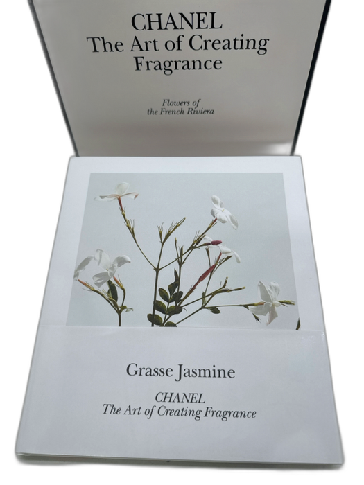 Chanel White & Black Floral Box Inc. Book White & Black
