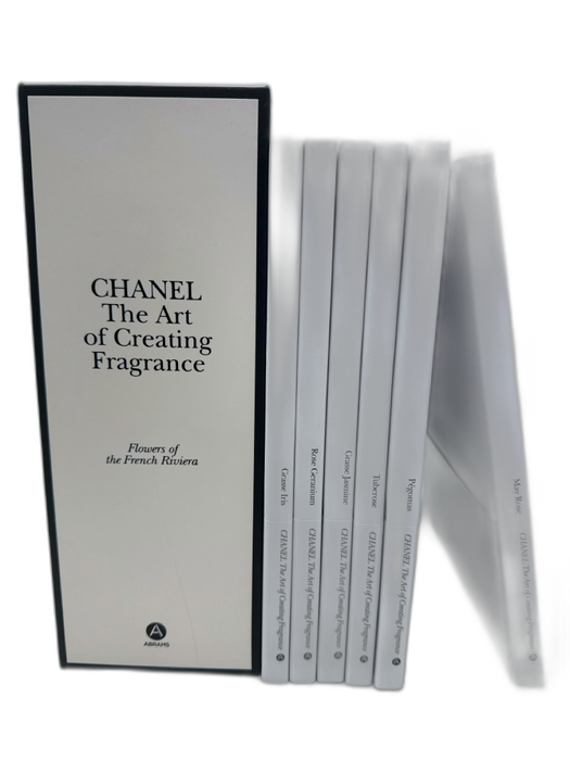 Chanel White & Black Floral Box Inc. Book White & Black