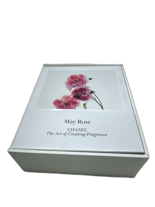 Chanel White & Black Floral Box Inc. Book White & Black