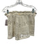 Palmacea Size XS/M Cream White Polyester & Cotton V Neck Knit Poncho Short Set Cream White / XS/M