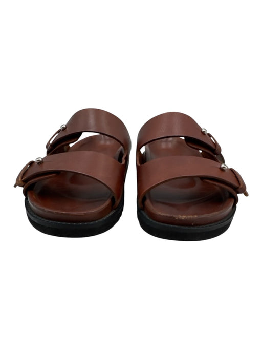 Jenni Kayne Shoe Size 38 Tan & black Leather Double Strap Shoes Tan & black / 38