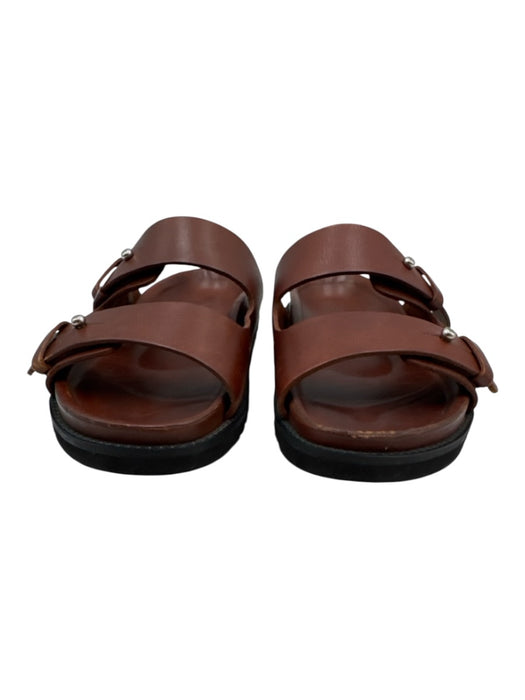 Jenni Kayne Shoe Size 38 Tan & black Leather Double Strap Shoes Tan & black / 38