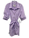 Fifteen Twenty Size M Lilac Purple Cotton Scrunch Detail 1/2 Sleeve Shirt Dress Lilac Purple / M