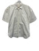 Ann Mashburn Size S Cream White Cotton Short Sleeve Button Up Collared Shirt Top Cream White / S