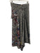 Avant Toi Size XS Black, White & Multi Wool Blend Houndstooth Painted Wrap Skirt Black, White & Multi / XS